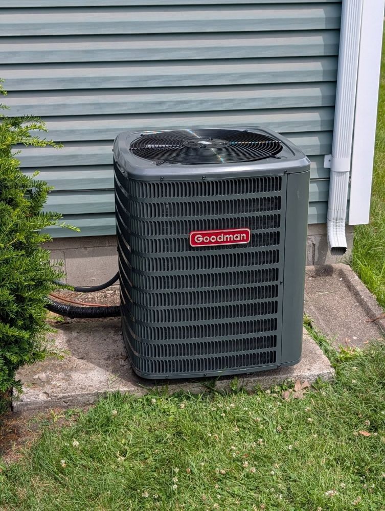 New air conditioner installed by Hulgan Plumbing & Heating in Perry, Iowa